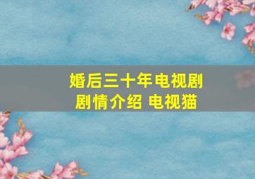 婚后三十年电视剧剧情介绍 电视猫